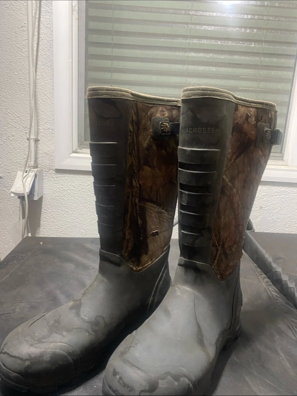 LaCrosse Brown and Black Tall Waterproof Boots